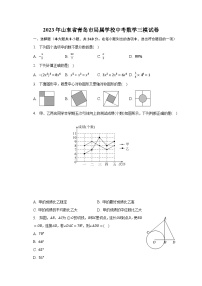 2023年山东省青岛市局属学校中考数学三模试卷（含解析）