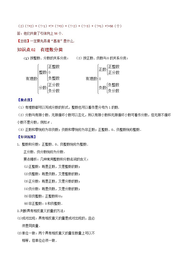 第01讲 有理数-七年级数学上册同步精品讲义（华师大版）02