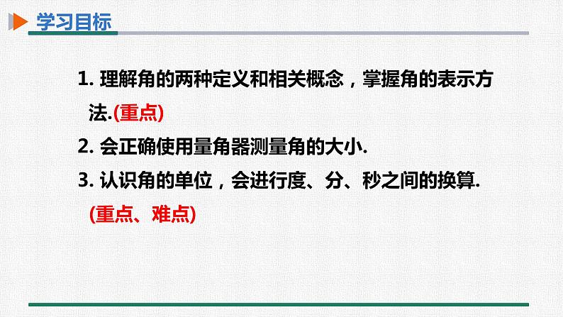 4.3.1 角 课件 人教版数学七年级上册第2页