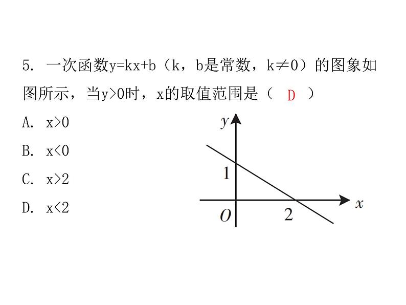 第四章一次函数单元复习-(北师大) 课件PPT第6页