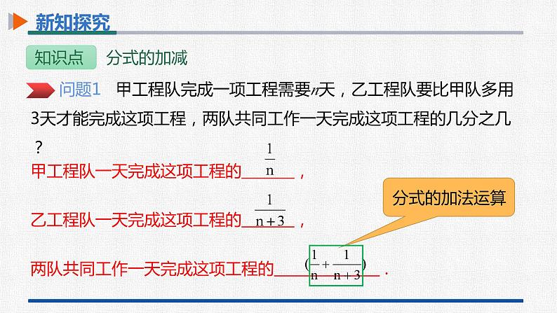 15.2.2第1课时分式的加减 课件 人教版数学八年级上册06