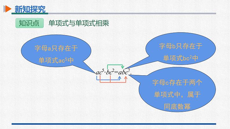 14.1.4第1课时单项式与单项式相乘 课件 人教版数学八年级上册08