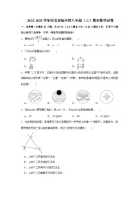 河北省沧州市2022-2023学年八年级（上）期末数学试卷