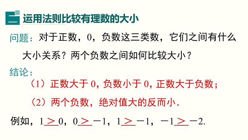 1.2.4 第2课时 有理数大小的比较 人教版七年级数学上册参考课件第8页