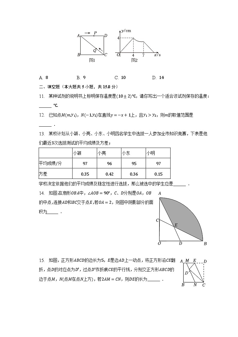 2023年河南省普通高中自主招生数学试卷（A卷）（含解析）第3页
