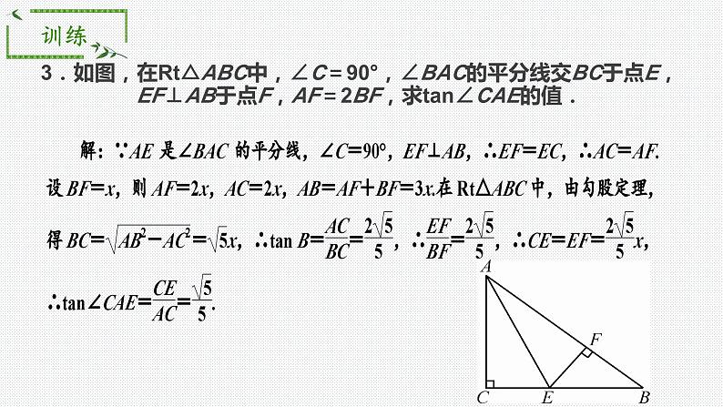 第一章 直角三角形的边角关系单元小结（北师大版）课件PPT第3页