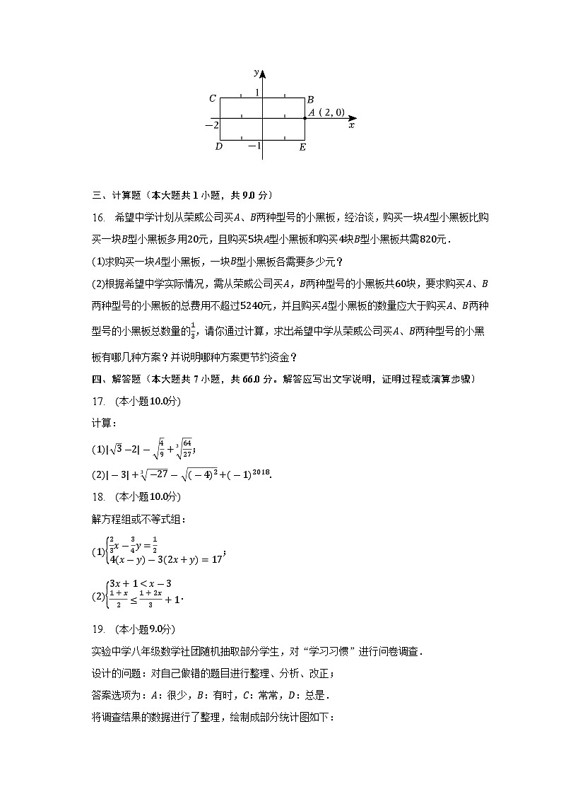 河南省驻马店市平舆县2022-2023学年七年级下学期期末数学试卷（含答案）第3页