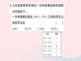 2023八年级数学下册第20章数据的初步分析20.1数据的频数分布作业课件新版沪科版