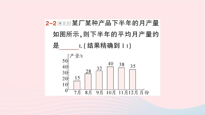 2023八年级数学下册第20章数据的初步分析20.2数据的集中趋势与离散程度20.2.1数据的集中趋势第1课时平均数作业课件新版沪科版07