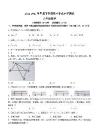 辽宁省沈阳市新民市2022-2023学年八年级下学期期末数学试题（含答案）