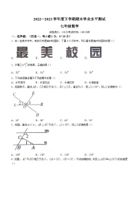 辽宁省沈阳市新民市2022-2023学年七年级下学期期末数学试题（含答案）