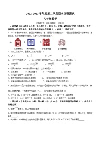 江苏省泰州市靖江市2022-2023学年八年级下学期期末数学试题（含答案）