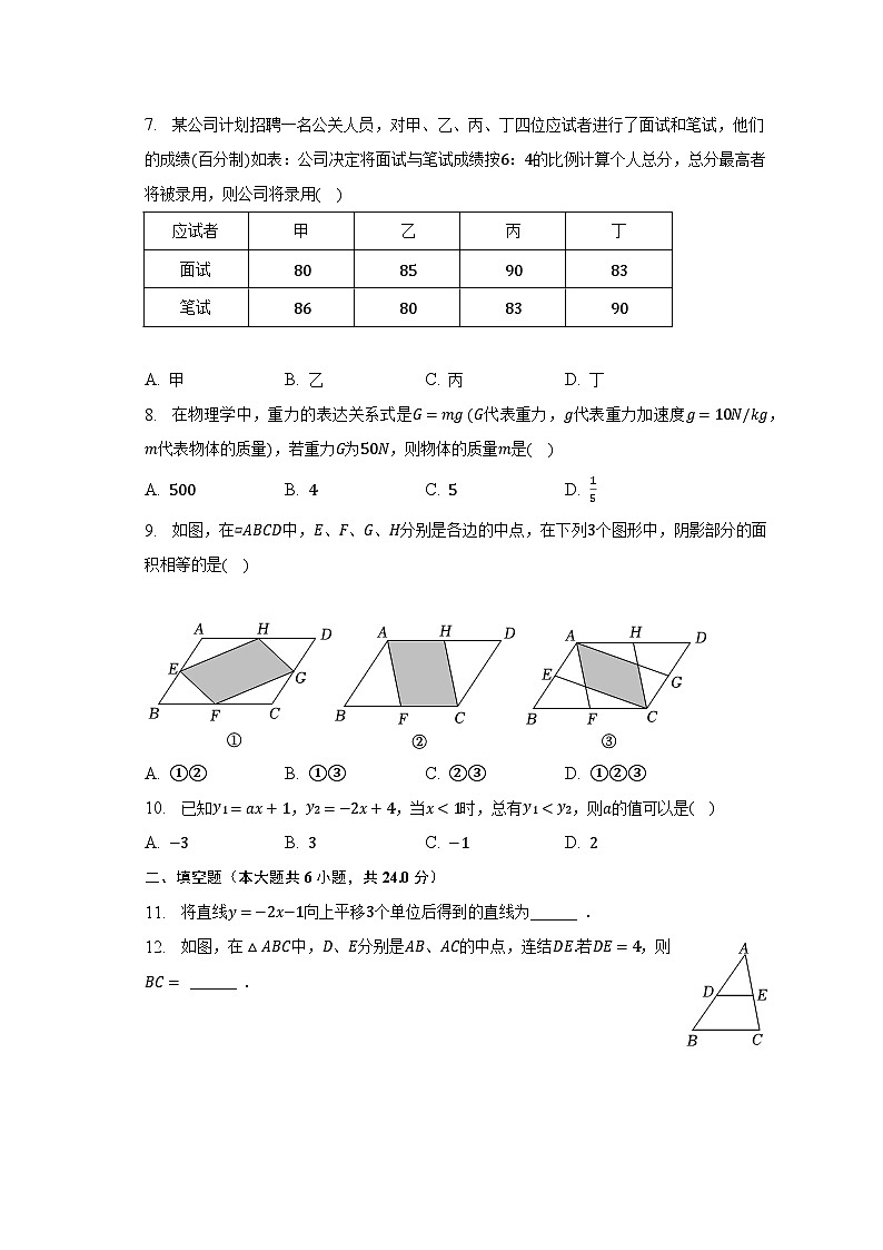2022-2023学年福建省福州市闽侯县八年级（下）期末数学试卷（含解析）02