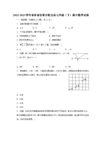 2022-2023学年吉林省松原市乾安县七年级（下）期中数学试卷（含解析）