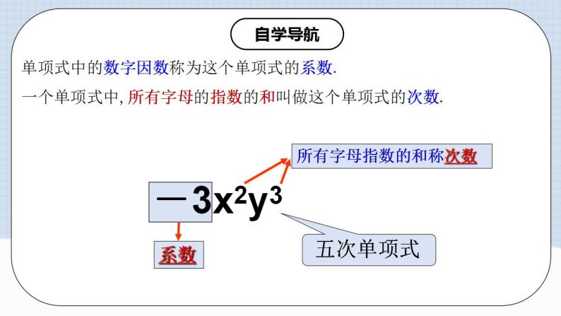 人教版初中数学七年级上册 2.1.2  单项式 课件+教案+导学案+分层作业（含教师学生版）08