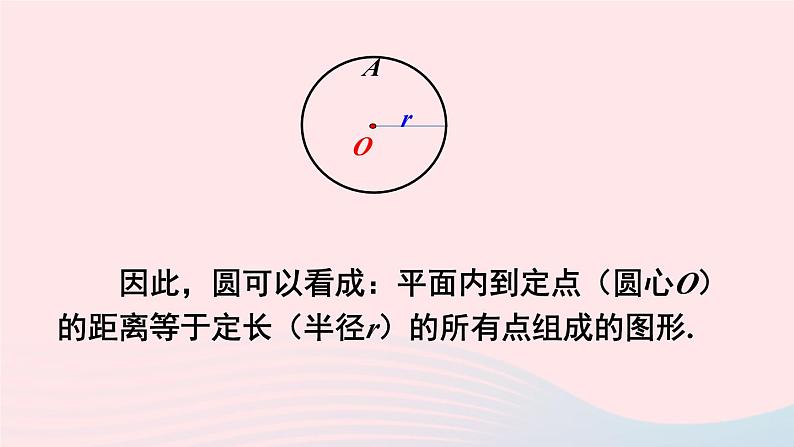 2023九年级数学下册第24章圆24.2圆的基本性质第1课时圆的有关概念以及点与圆的位置关系上课课件新版沪科版第5页