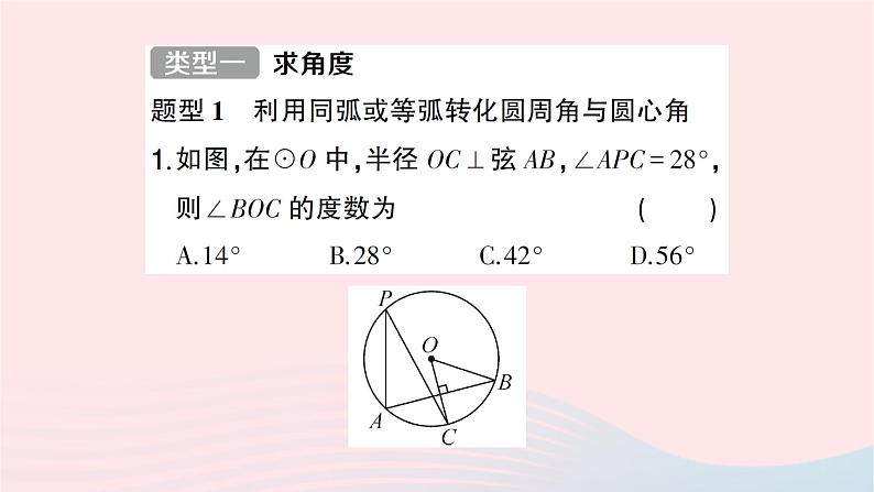 2023九年级数学下册第24章圆专题训练三与圆的性质有关的计算作业课件新版沪科版第2页