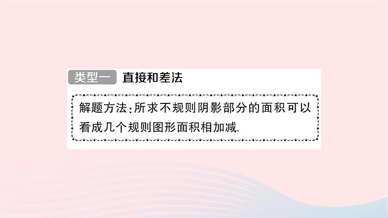 2023九年级数学下册第24章圆专题训练六求圆中不规则图形的面积作业课件新版沪科版第2页