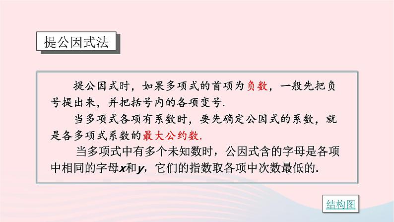 2023七年级数学下册第3章因式分解小结与复习上课课件新版湘教版04