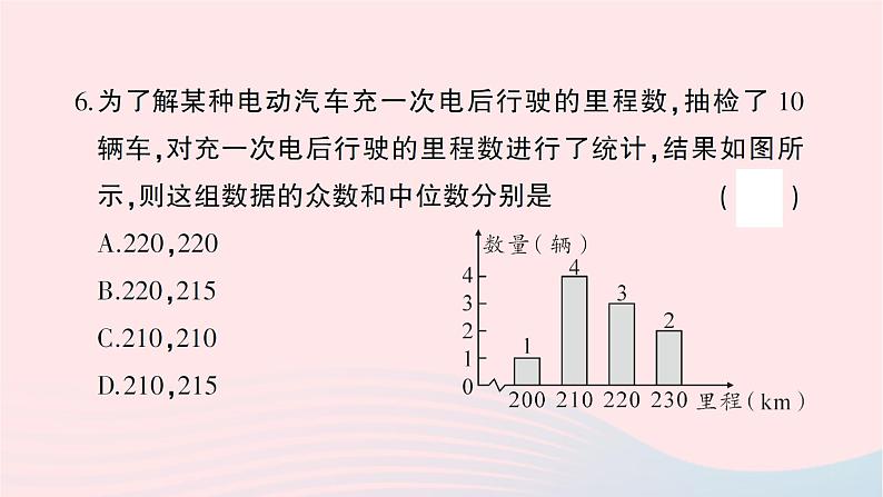 2023七年级数学下册第6章数据的分析综合训练作业课件新版湘教版第6页