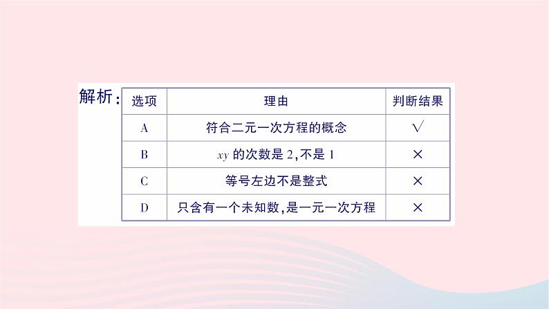 2023七年级数学下册第1章二元一次方程组1.1建立二元一次方程组作业课件新版湘教版03