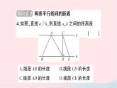 2023七年级数学下册第4章相交线与平行线4.6两条平行线间的距离作业课件新版湘教版