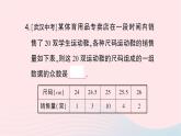 2023七年级数学下册第6章数据的分析--6.1平均数中位数众数6.1.3众数作业课件新版湘教版