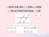 2023七年级数学下册期末基础专题8平行线的判定作业课件新版湘教版