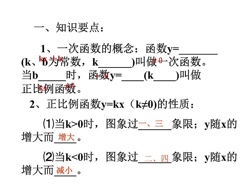 第六章一次函数总复习课件-(苏科版)第2页