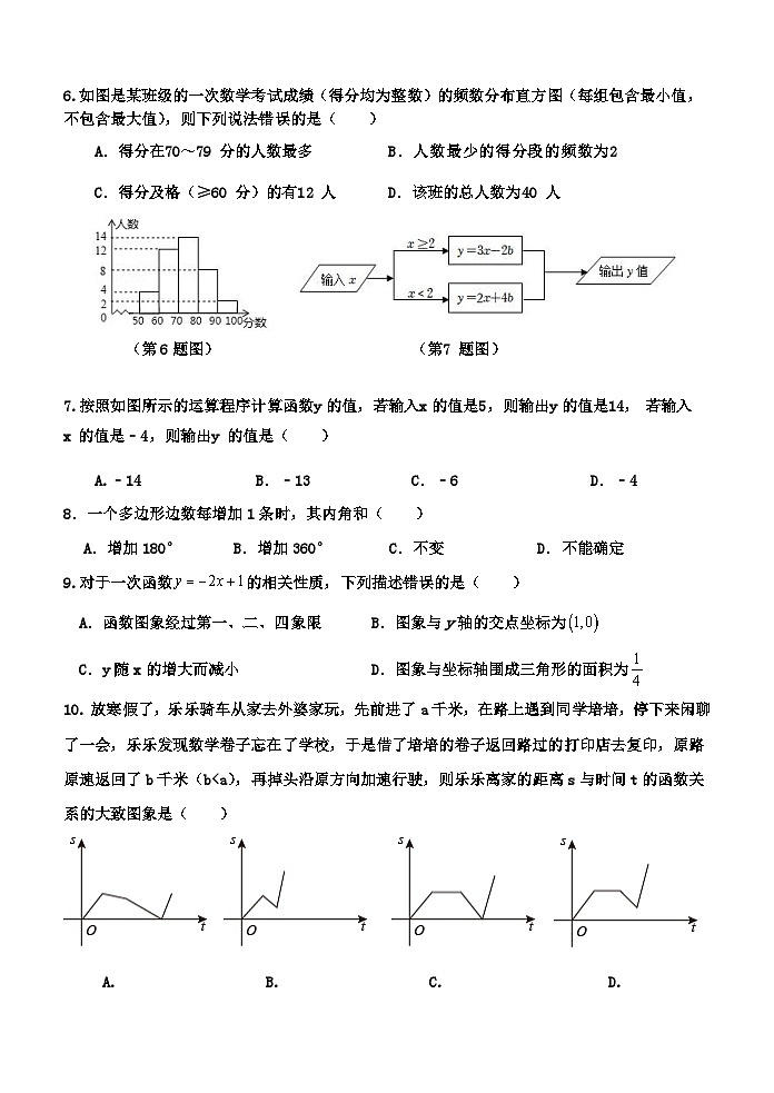 河北省秦皇岛市卢龙县2022-2023学年八年级下学期期末考试数学试题（含答案）02