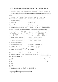 2022-2023学年北京市平谷区七年级（下）期末数学试卷（含解析）