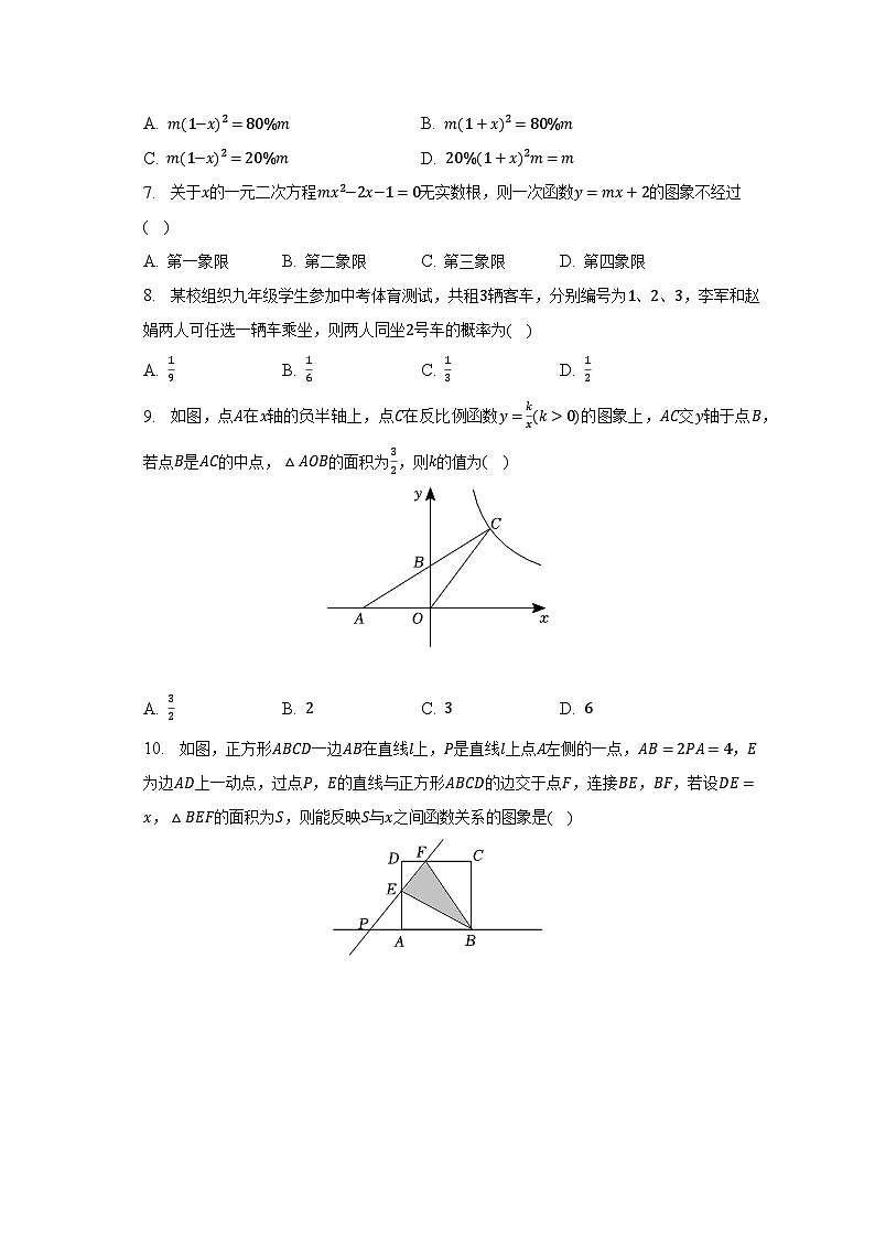 2023年安徽省六安市霍邱县中考数学二模试卷（含解析）第2页