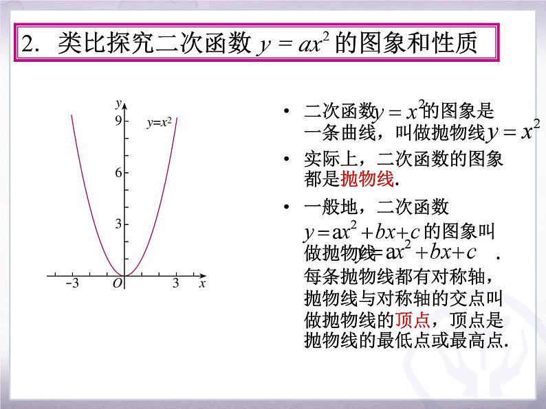 22.1.2《二次函数y=ax2的图像和性质》PPT课件1-九年级上册数学部编版第4页