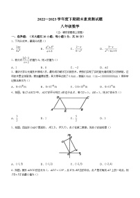 河南省驻马店市泌阳县2022-2023学年八年级下学期期末数学试题（含答案）