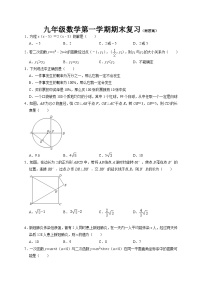 九年级数学上册期末试题