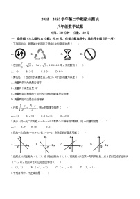 山东省聊城市东昌教育集团等四校联考2022-2023学年八年级下学期期末数学试题（含答案）