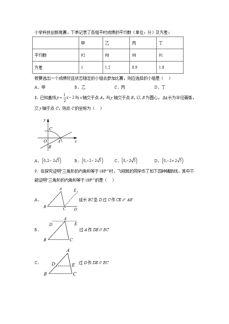 山西省运城市盐湖区2022-2023学年八年级上学期期末质量监测数学试卷(含解析)第2页