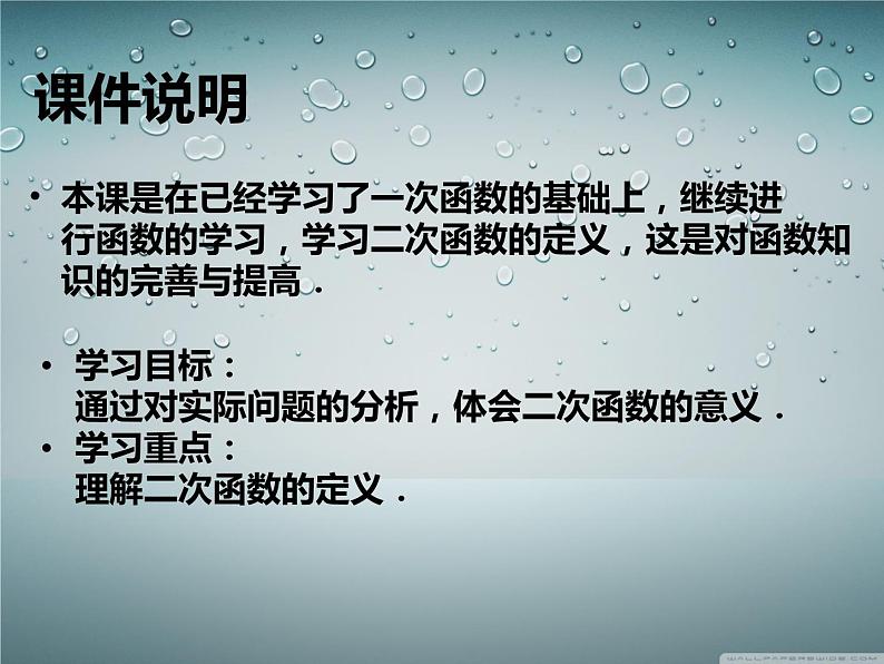 《二次函数》PPT课件2-九年级上册数学部编版02