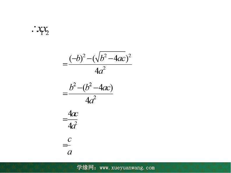 【教学课件】九年级上册数学 第二十二章 22.2 一元二次方程的解法 第五课时 华师大版08