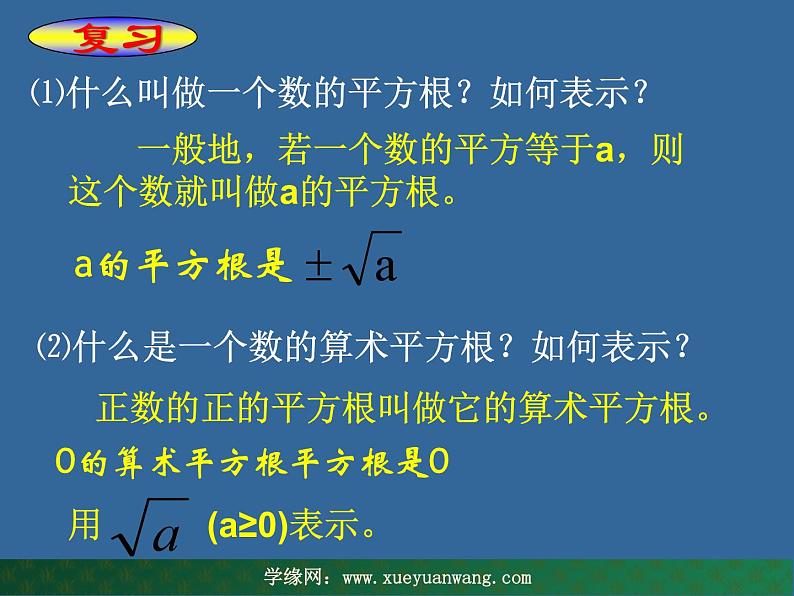 【教学课件】九年级上册数学 第二十一章 21.1  二次根式 华师大版02