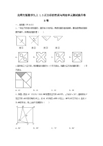 北师大版九年级上册3 正方形的性质与判定课时作业