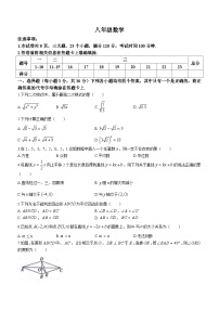 河南省驻马店市正阳县2022-2023学年八年级下学期期末数学试题（含答案）