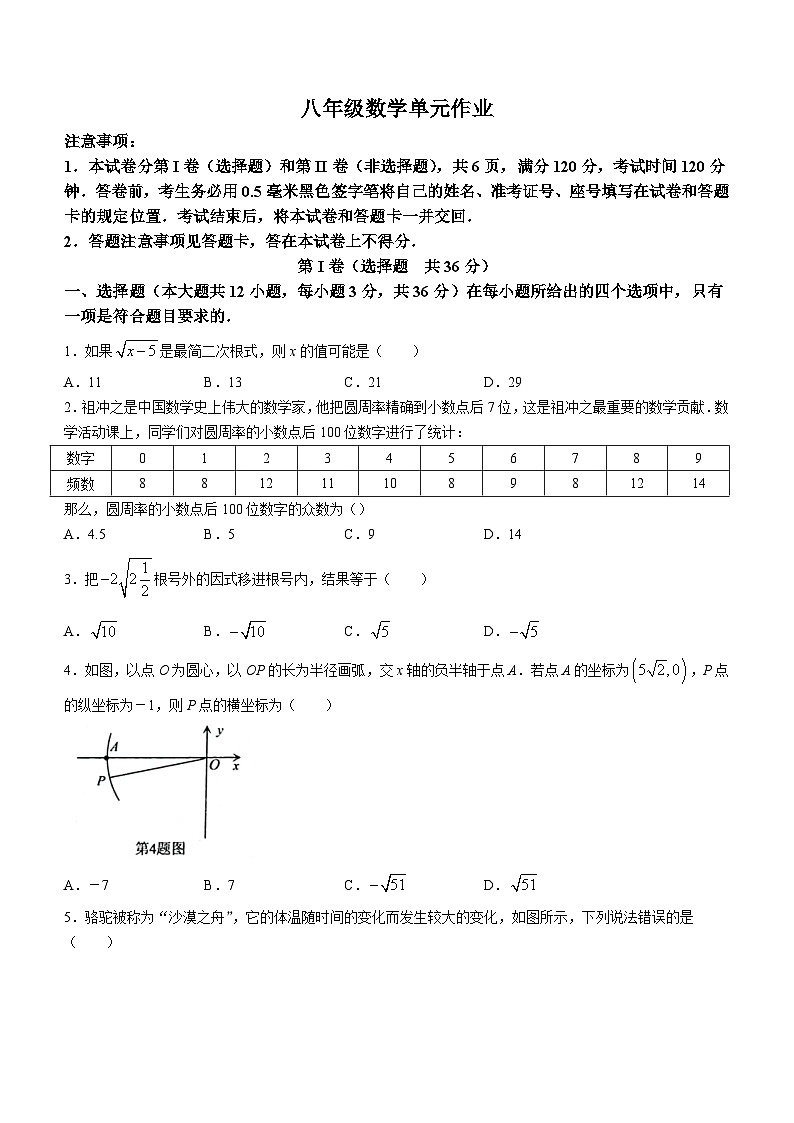 山东省临沂市沂水县2022-2023学年八年级下学期期末数学试题（含答案）第1页