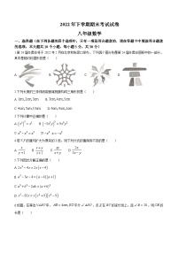 湖南省长沙市浏阳市2022-2023学年八年级上学期期末数学试题（含答案）