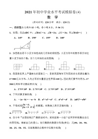 中考数学模拟试卷与答案