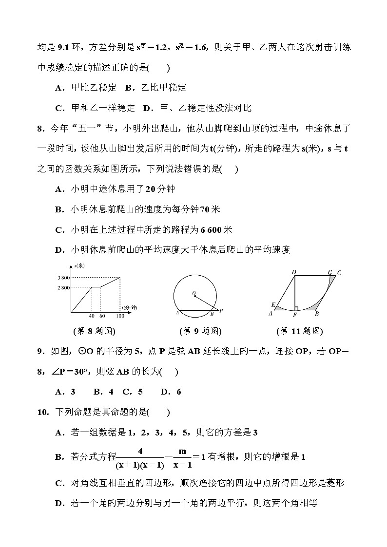 中考数学模拟试题与答案02