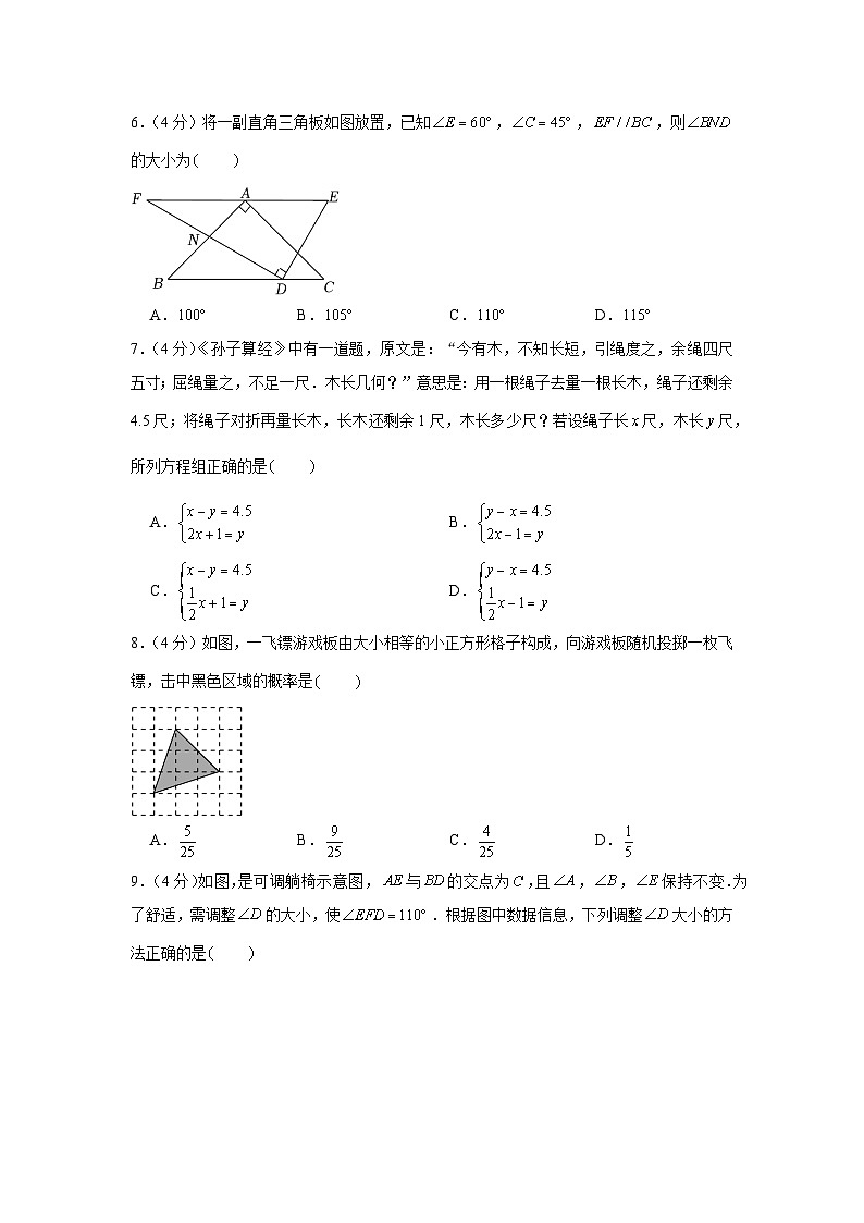 山东省淄博市临淄区2022-2023学年七年级下学期期中数学试卷（含答案）第2页