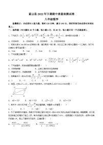 湖南省永州市蓝山县2022-2023学年八年级上学期期中数学试题（含答案）