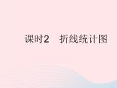 2023八年级数学下册第十八章数据的收集与整理18.3数据的整理与表示课时2折线统计图作业课件新版冀教版