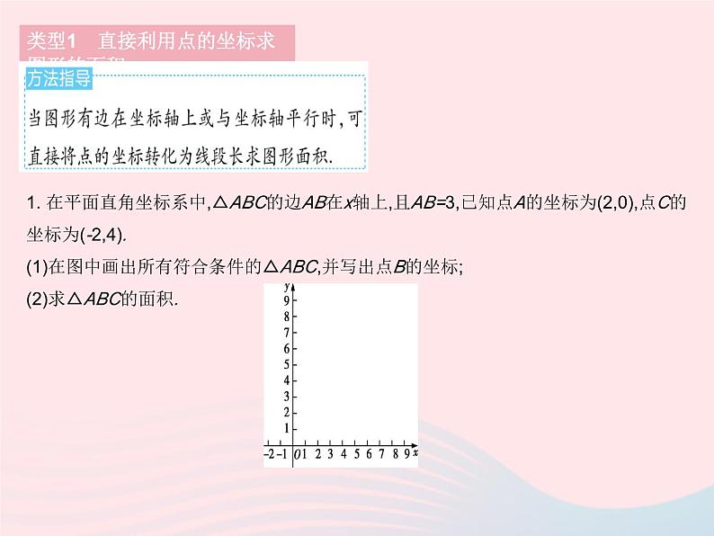 2023八年级数学下册第十九章平面直角坐标系专项点的坐标与图形的面积问题作业课件新版冀教版03